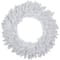 24" White Canadian Pine Artificial Christmas Wreath